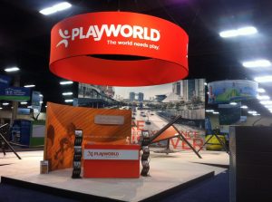 Playworld booth at NRPA 2015