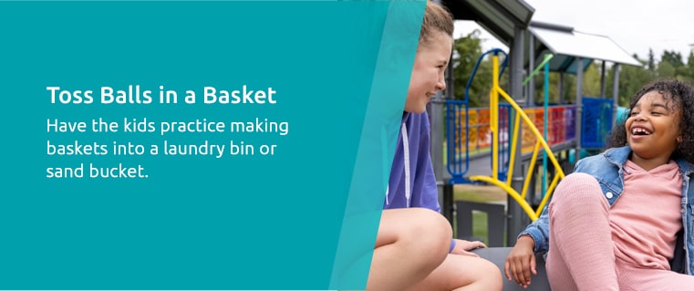 Toss Balls In a Basket