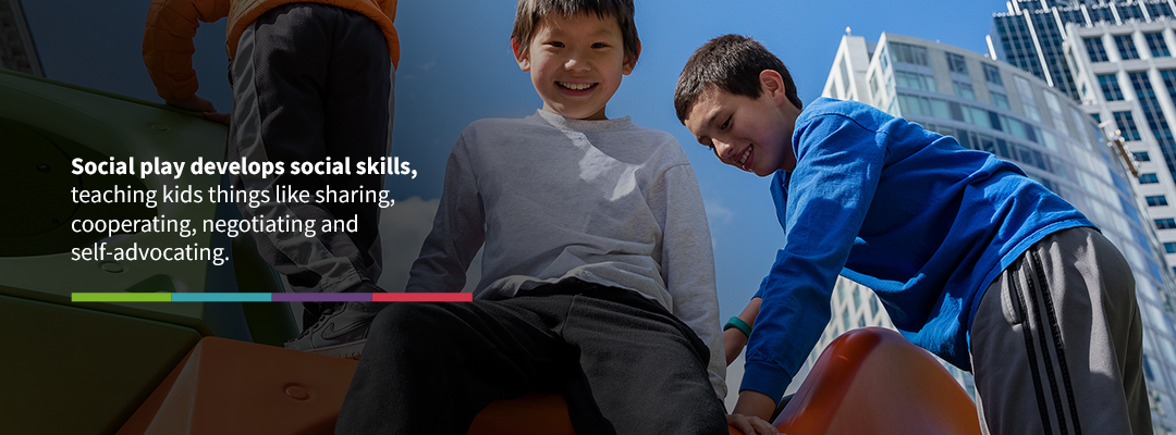 Social Play Develops Social Skills
