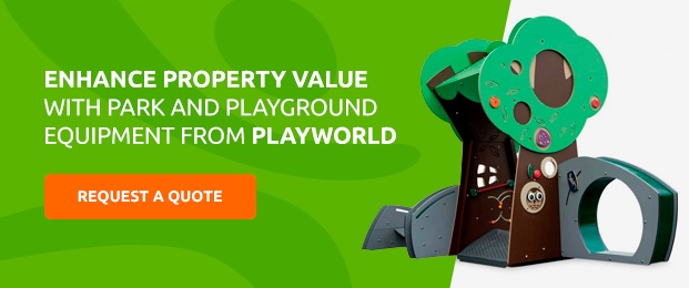 Enhance property value with park and playground equipment from Playworld.