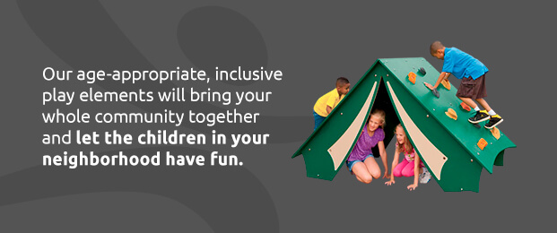 Age appropriate playgrounds