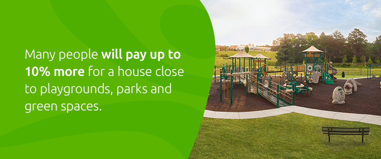 Image of a park playground