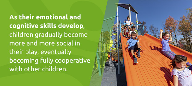 kids going down wide slide