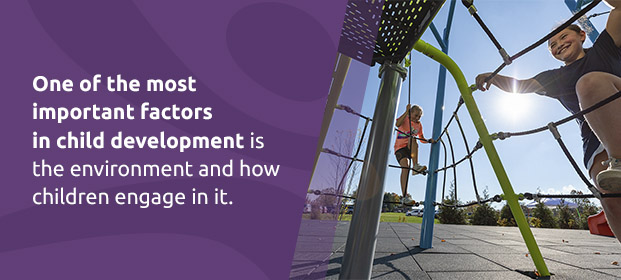 kids climbing playground net