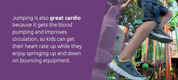 Jumping is great cardio.
