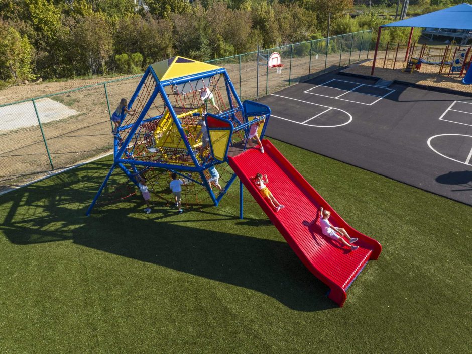 Playground at Dunham School in Baton Rouge, LA